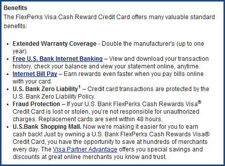 Us Bank Flexperks Visa