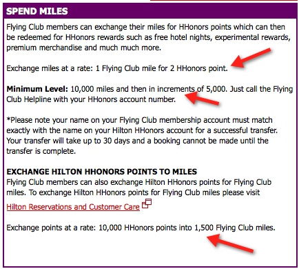 virgin hilton hhonors 1:2 transfer