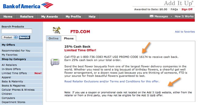 add it up ftd terms and conditions