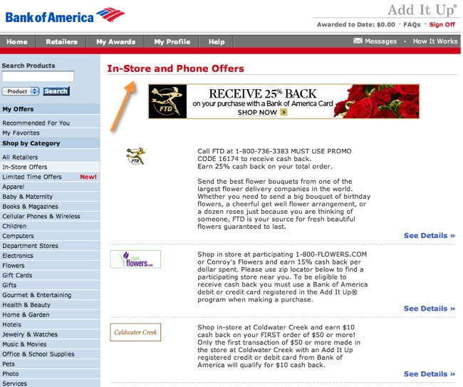 add it up instore partners