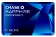chase sapphire preferred card picture